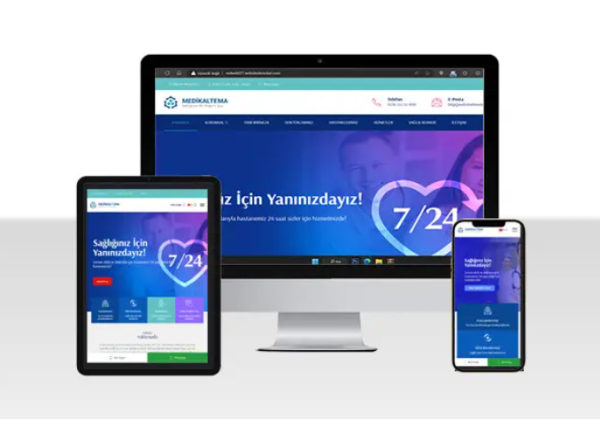 Doktor / Klinik Web Sitesi Paketi Line v4.0