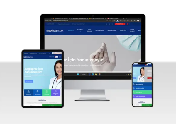 Doktor / Klinik Web Sitesi Paketi Care v4.0