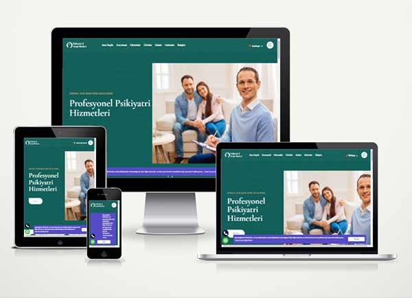 Psikiyatri - Terapi Merkezi Web Sitesi Family Getweb Hazir Site Web Site
