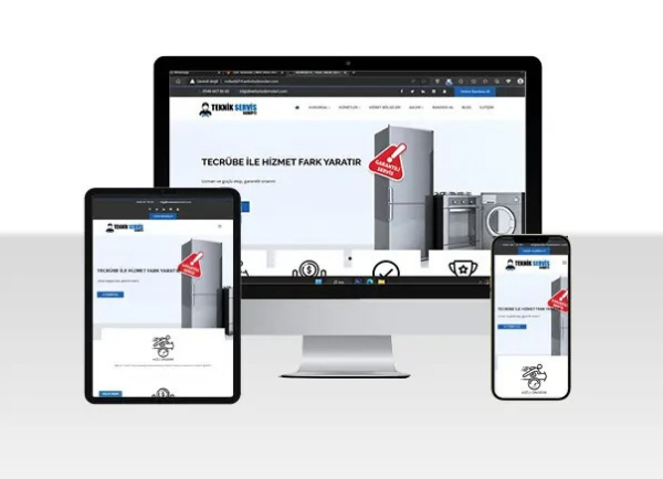 Teknik Servis veya Tamirci  Web Sitesi
