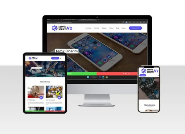 Telefon & Bilgisayar Teknik Servis Web Sitesi