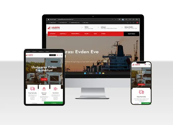 Nakliyat / Lojistik Web Site Paketi