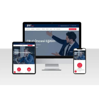 Kreş / Eğitim Kurumu Web Sitesi Paketi