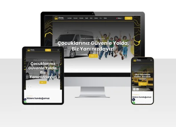Okul Servisi & Personel Taşımacılığı Web Sitesi